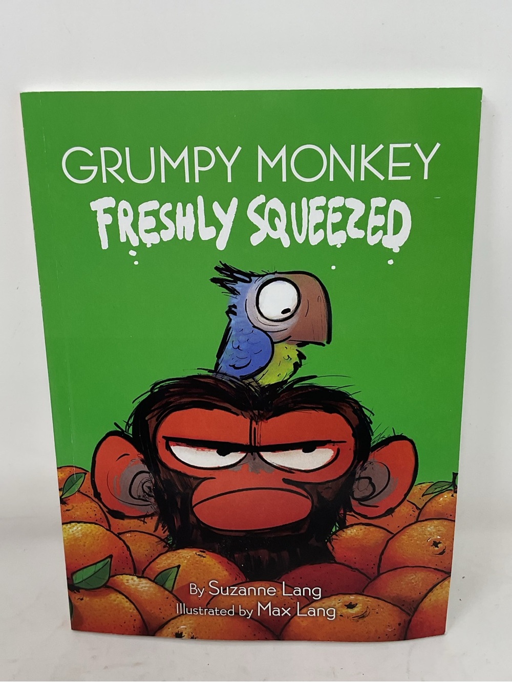 Scholastic Grumpy Monkey "Freshly Squeezed" book